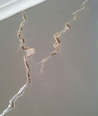 fix cracked walls leaking ceiling